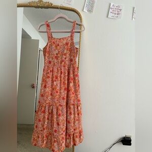 Jessica Simpson Orange Floral Dress